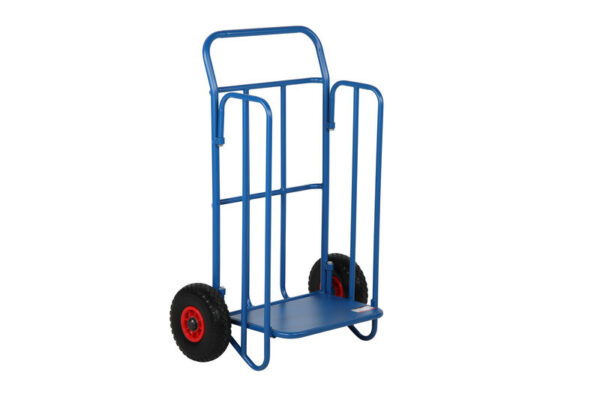 Distributiewagen – 150 kg, inklapbare steekwagen met zijbescherming Distributiewagen – 150 kg, inklapbare steekwagen met zijbescherming