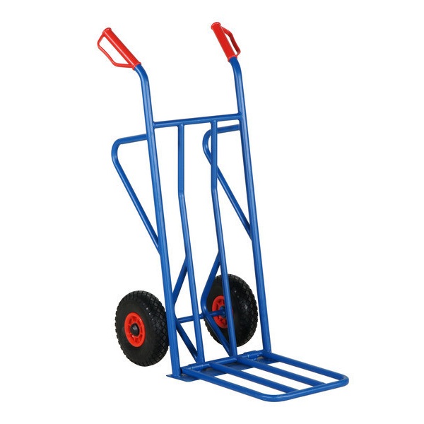 Robuuste steekwagen – 250 kg, met uitklapbare laadplaat