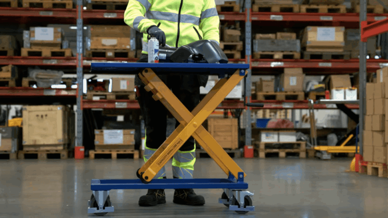 Handmatig verstelbare heftafel van 300 kg