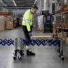 Flexibele rollenbaan met stalen rollen – 1295 mm, 136 kg Flexibele rollenbaan met stalen rollen – 1295 mm, 136 kg